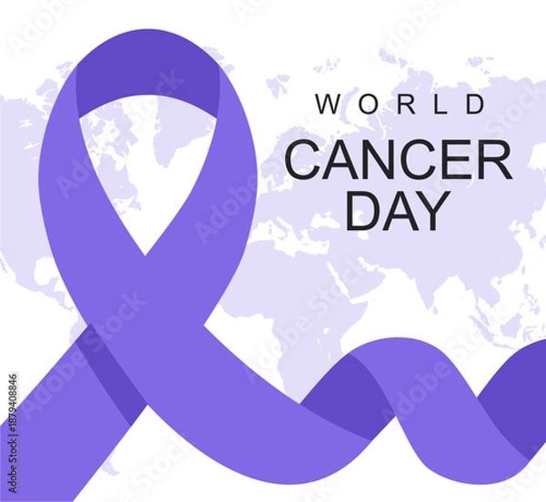 Obraz vector world cancer day poster template