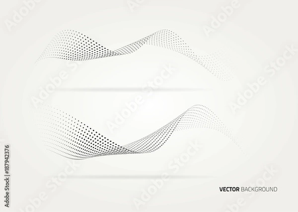 Obraz Vector halftone dots.