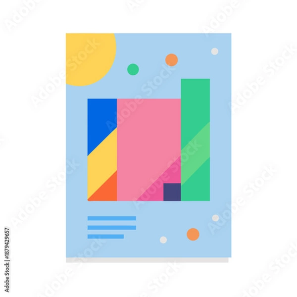 Obraz Abstract painting for wall vector