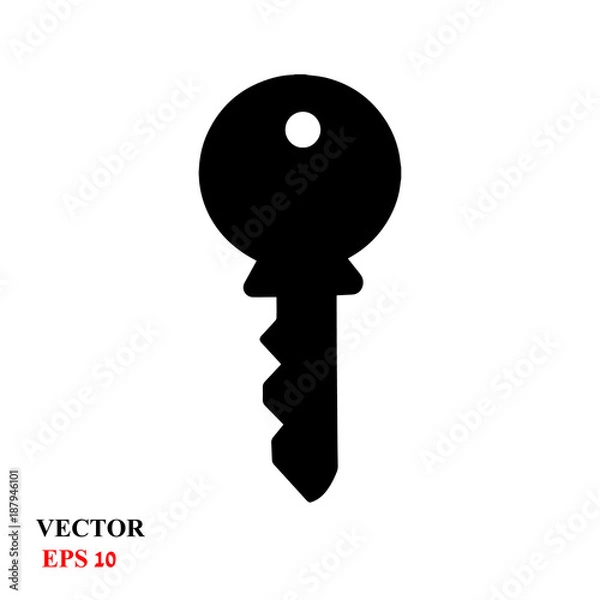 Obraz Kluczowa ikona w stylu linii