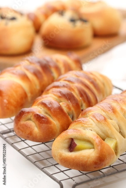 Obraz さつま芋入りのパン