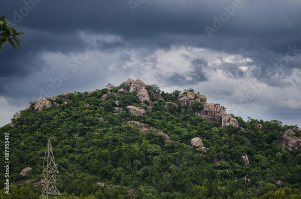 Obraz Cloudy Hill at Orissa