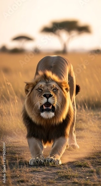Obraz Stretching Lion.