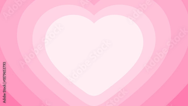 Obraz Pink love background vector, suitable for Valentine's Day