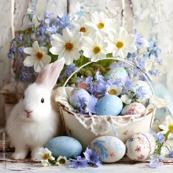 Fototapeta Easter Holiday Illustration