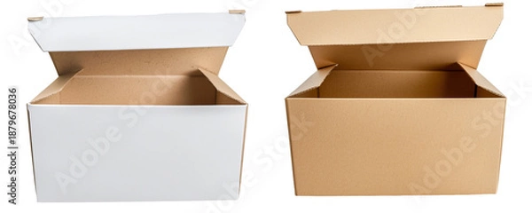 Obraz white and beige box