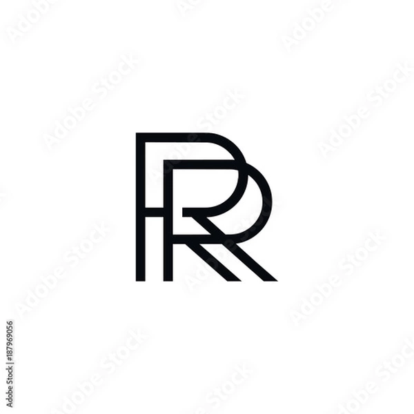 Obraz Double R Letter
