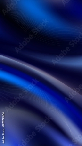 Obraz Deep Blue Silk Abstract Fluid Background