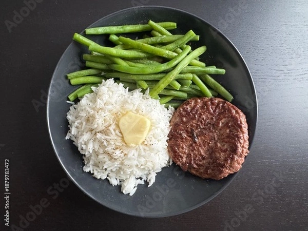Obraz minced meat with vegetables
