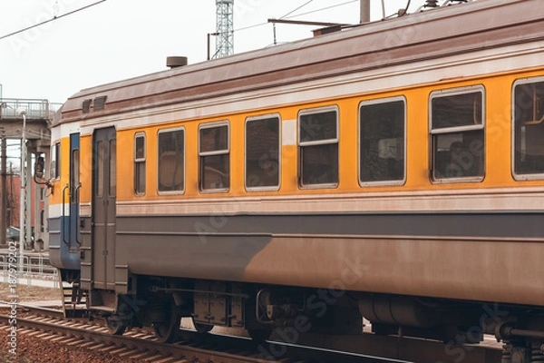 Fototapeta Passenger electric train