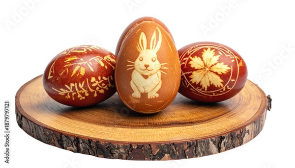 Fototapeta easter egg in a basket