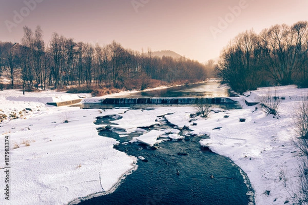 Obraz zimowy Ustroń1