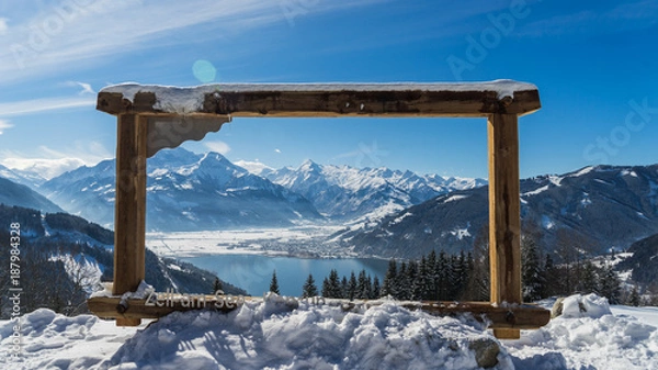 Obraz Blick auf Kitzsteinhorn