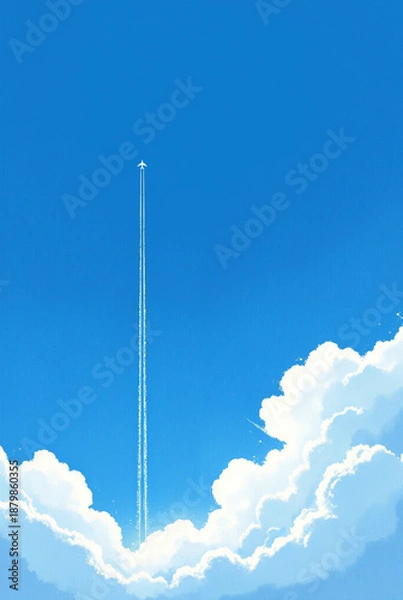 Obraz sky and clouds