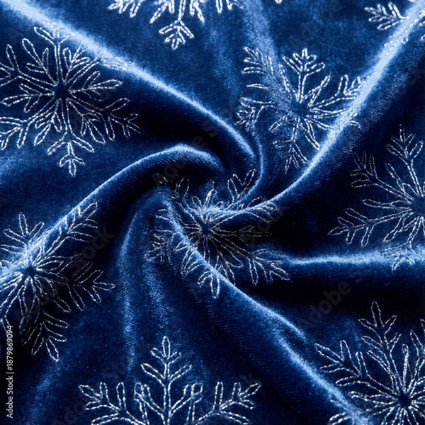 Obraz 氷の結晶を纏ったラグジュアリー・ベルベット