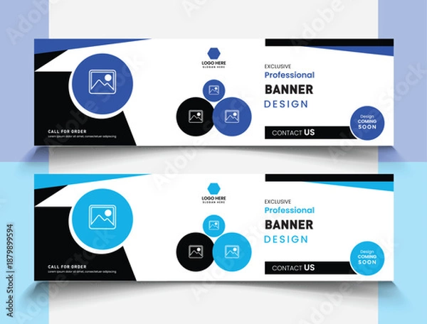 Fototapeta billboard design template