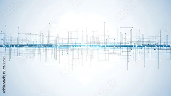 Obraz Abstract modern technology network background