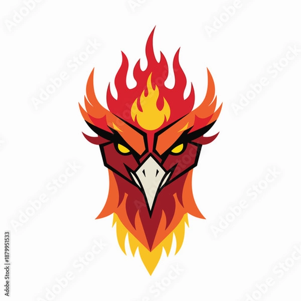Obraz Fiery Eagle Head