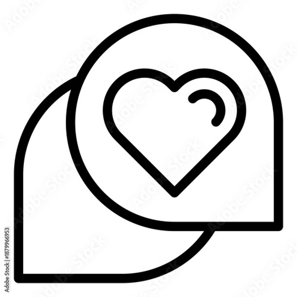 Obraz chat icon vector