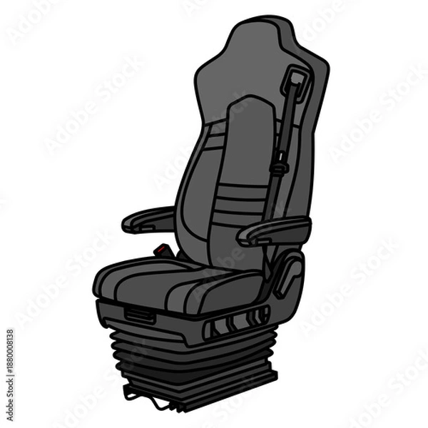 Obraz Adjustable driver seat