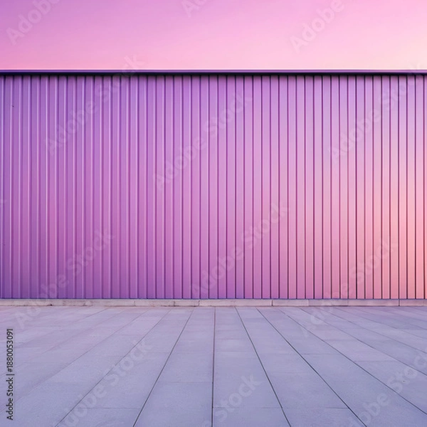 Obraz Elegant abstract gradient background with vertical lines, soft color transitions.