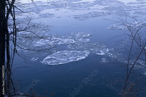 Obraz Ice on the River