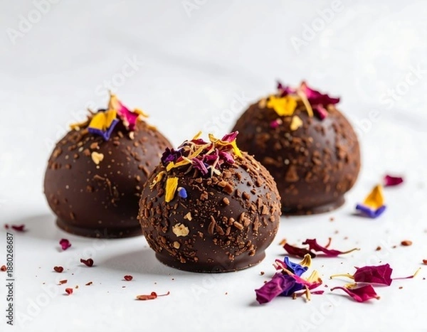 Fototapeta chocolate easter eggs