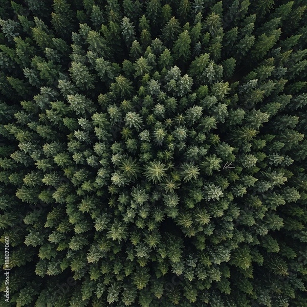 Obraz 緑の波紋 森の息吹