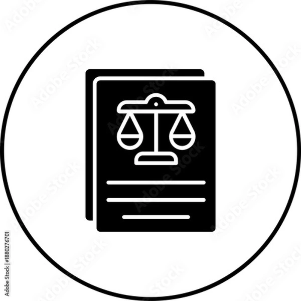 Fototapeta Document Icon