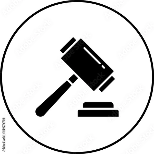 Obraz Law Icon