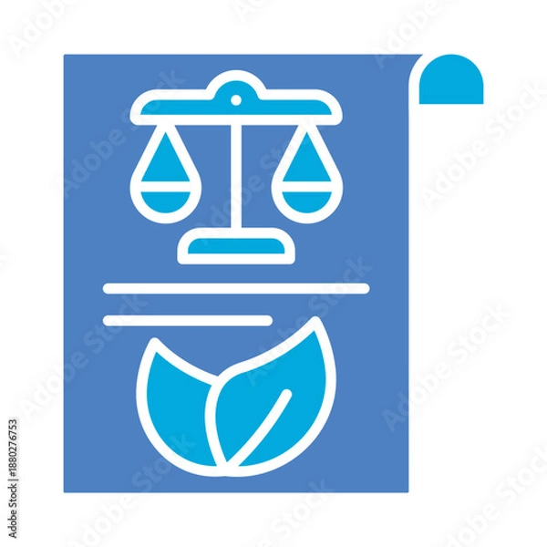 Obraz Environmental Law Icon