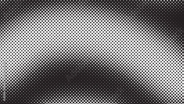 Fototapeta Abstract Halftone Background with Modern Geometric Dot Pattern and Vibrant Gradient Vector Design