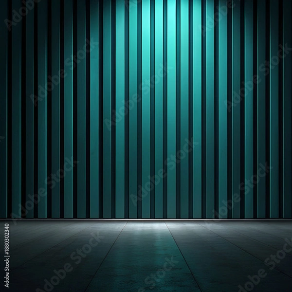 Obraz Moody abstract background with vertical gradient stripes.