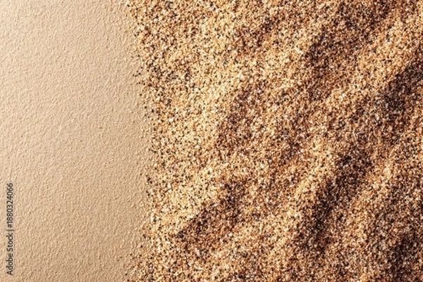 Obraz Abstract Sand Texture Background Split Between Light and Dark Shades