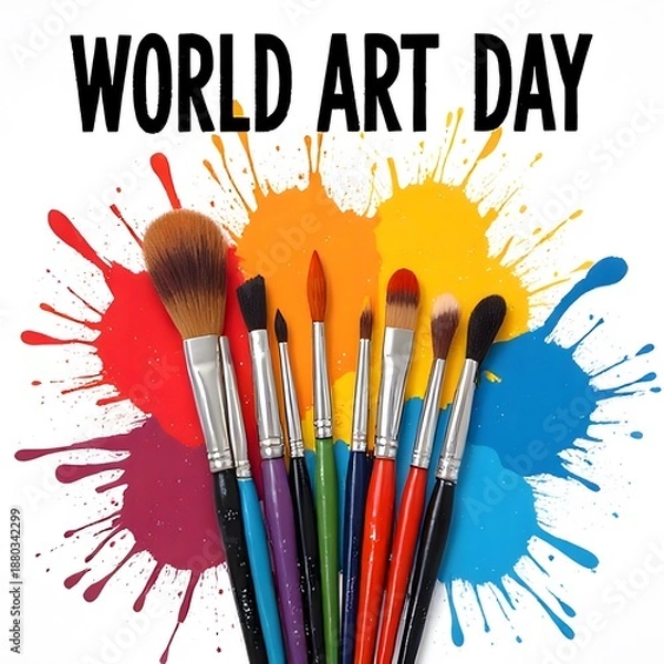 Obraz brush and paint