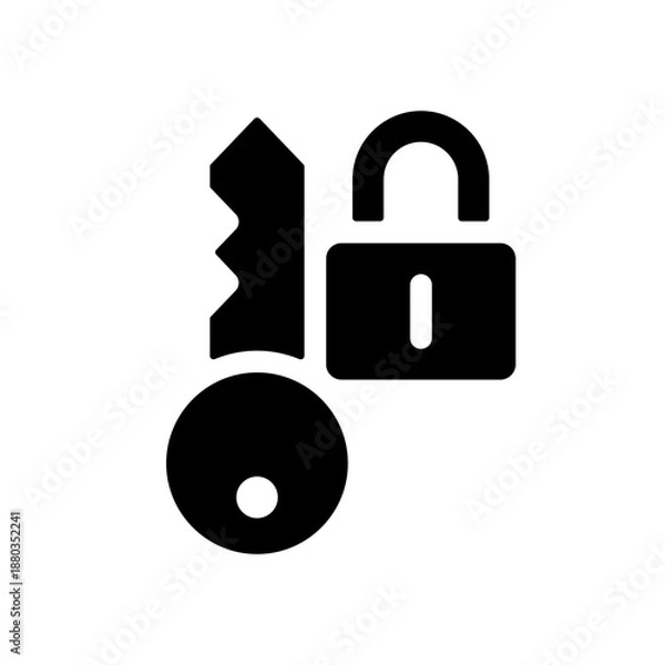 Fototapeta Private Key Icon