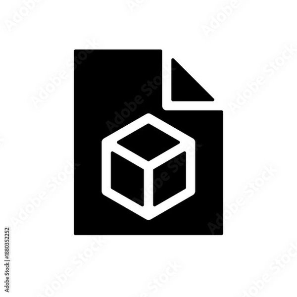 Fototapeta Smart Contract Icon
