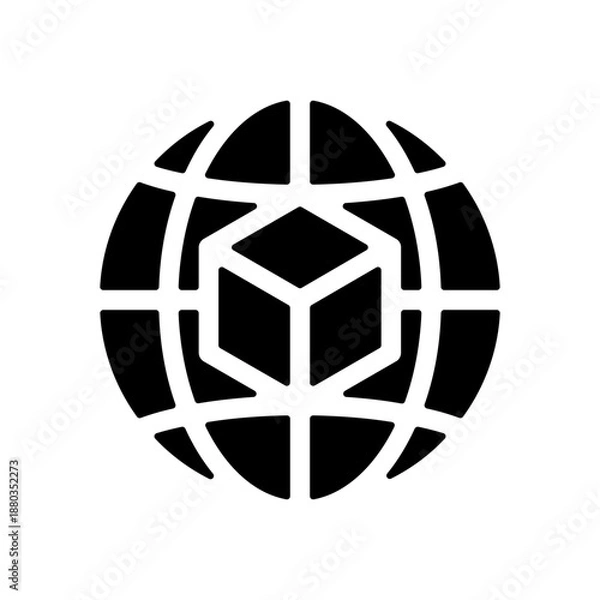 Fototapeta Web3 Icon