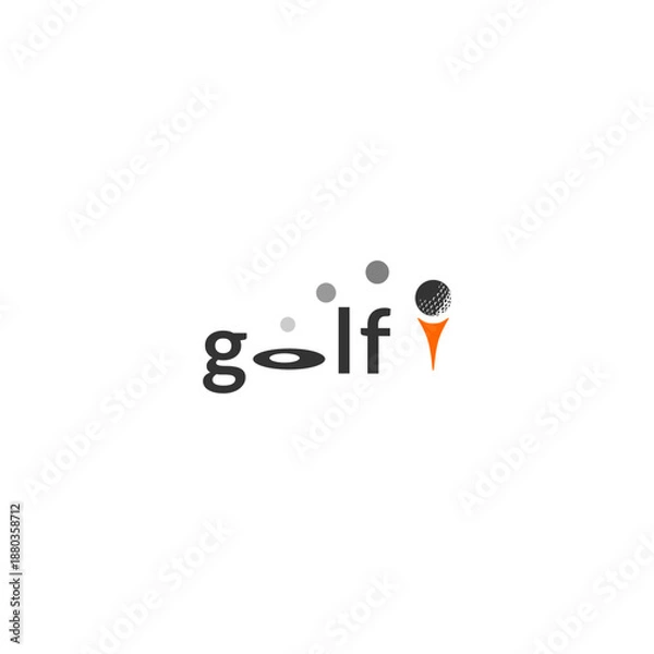 Fototapeta golf symbol