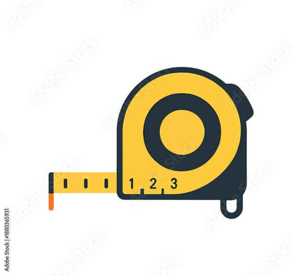 Obraz Yellow Tape Measure Tool.