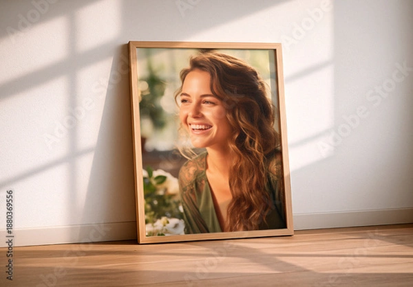 Obraz Wood Frame Wall Mockup