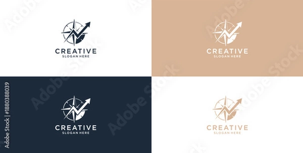 Obraz modern technology icon logo design
