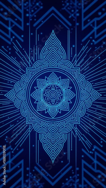 Obraz A vibrant and stunning abstract background design