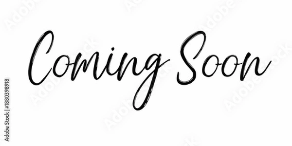 Obraz Coming Soon Announcement Template