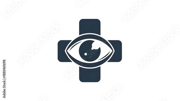 Fototapeta eye cross