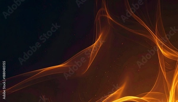 Obraz 炎は見えず暖色の光波と熱ゆらぎだけが暗背景の中で静かに脈動する。
落ち着いた暖かさを感じる極めてミニマルな火光テクスチャ。