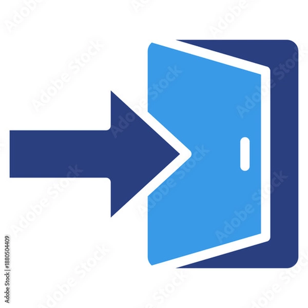 Obraz Exit Sign  Icon Element For Design