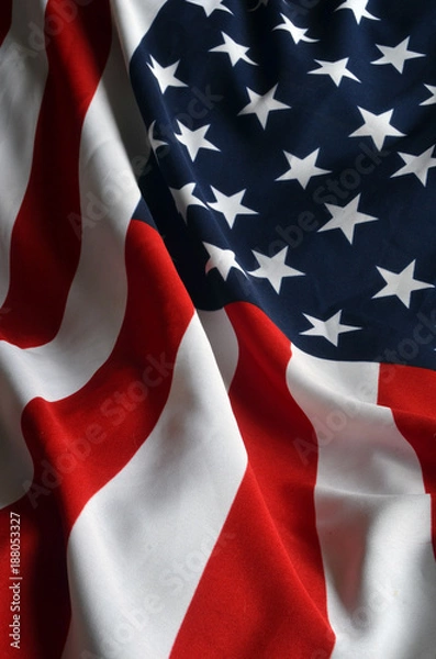 Fototapeta USA Flag texture
