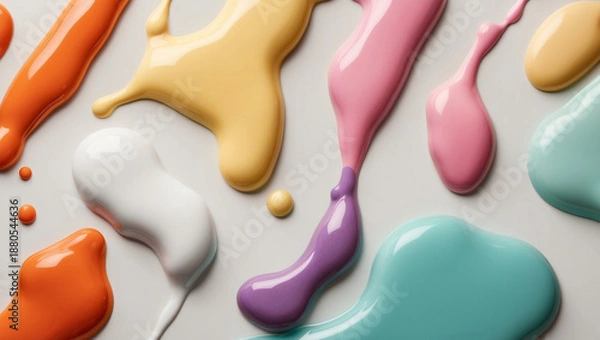 Obraz Creative background. Modern art. Liquid color background.