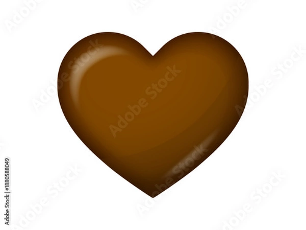 Obraz バレンタインのハート型のチョコレート
